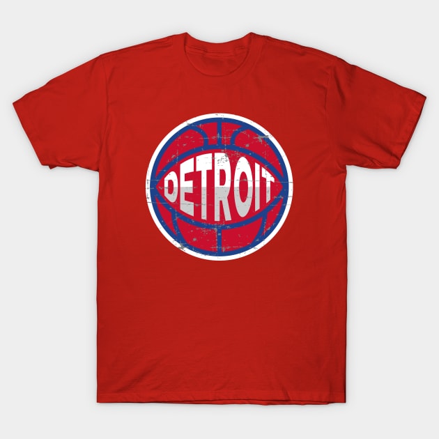 Detroit Basketball 1 T-Shirt by HooPet